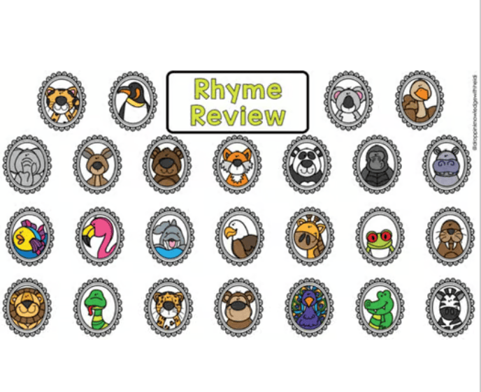 Rhyming Skills Review - Google Slides Game - Image 2